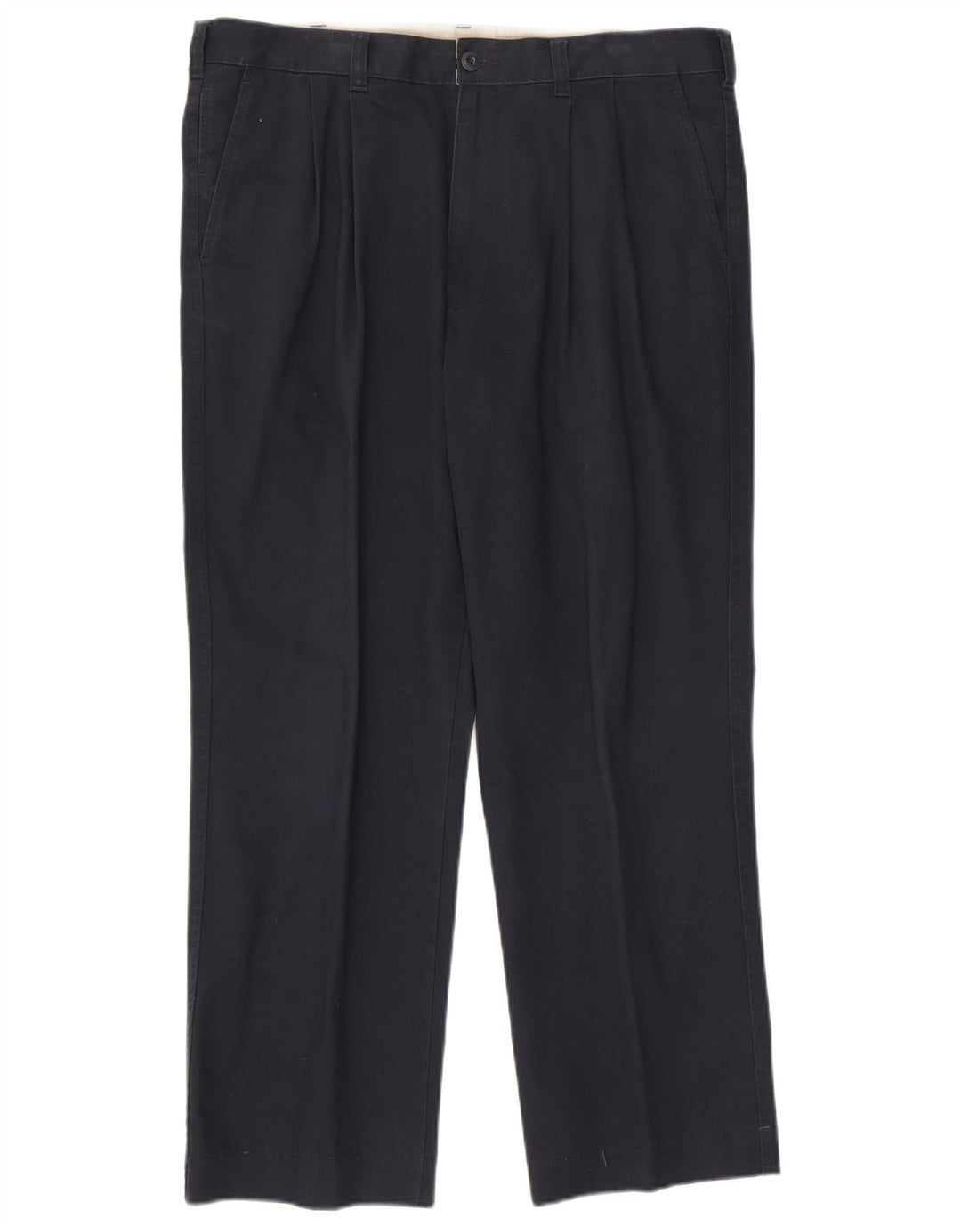 Marks & Spencer Mens Blue Harbour Pegged Chino Trousers W38 L31 Navy Blue