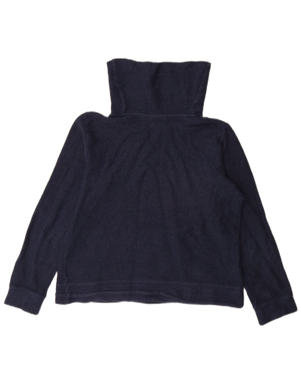 MOUNTAIN WAREHOUSE Womens Crop Sweatshirt Jumper UK 10 Small Navy Blue