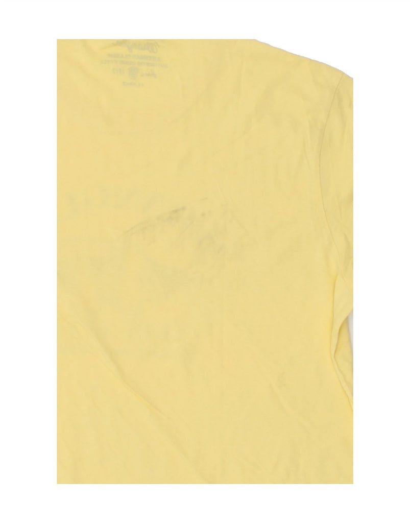 WRANGLER Mens Graphic T-Shirt Top XL Yellow Cotton | Vintage Wrangler | Thrift | Second-Hand Wrangler | Used Clothing | Messina Hembry 