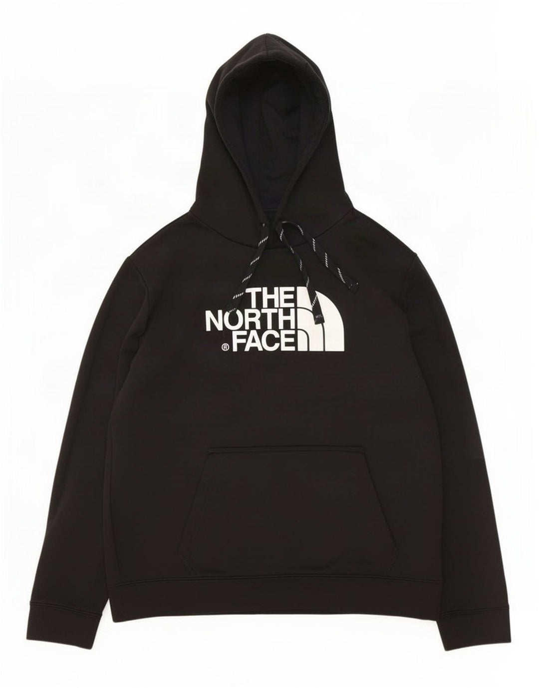 The North Face Mens Graphic Hoodie Jumper Large Black Polyester