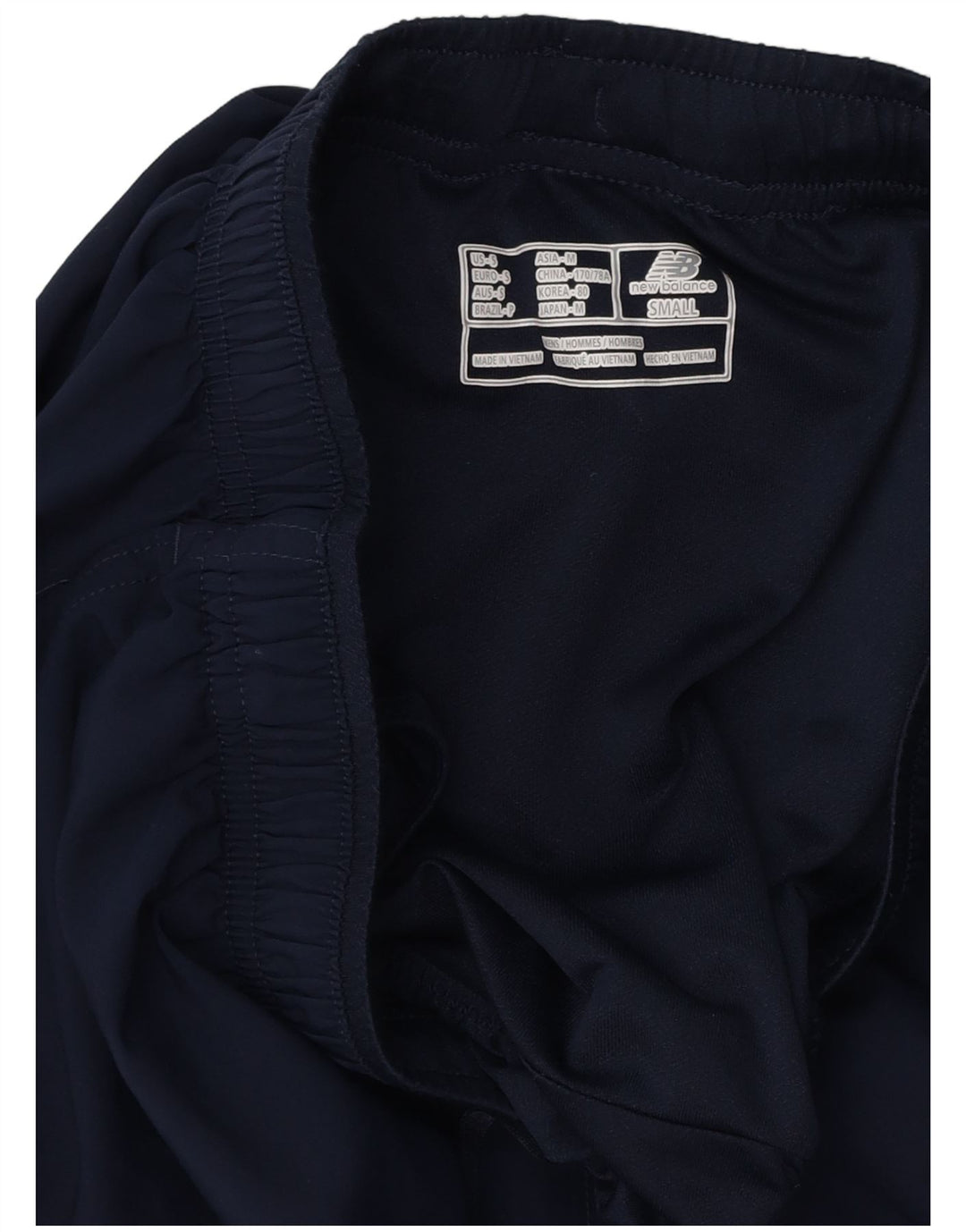 New Balance Mens Sport Shorts Small  Navy Blue Polyester