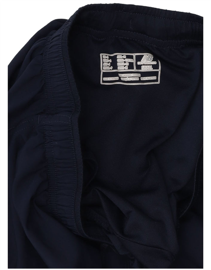 New Balance Mens Sport Shorts Small  Navy Blue Polyester