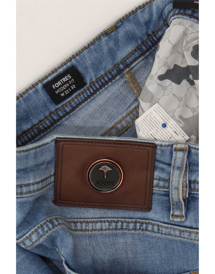 Joop Womens Modern Fit Slim Jeans W32 L32 Blue Cotton
