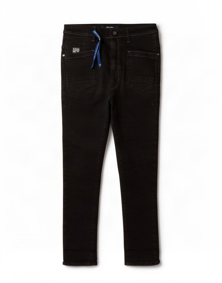G-Star Womens Slim Jeans W27 L25 Black Cotton