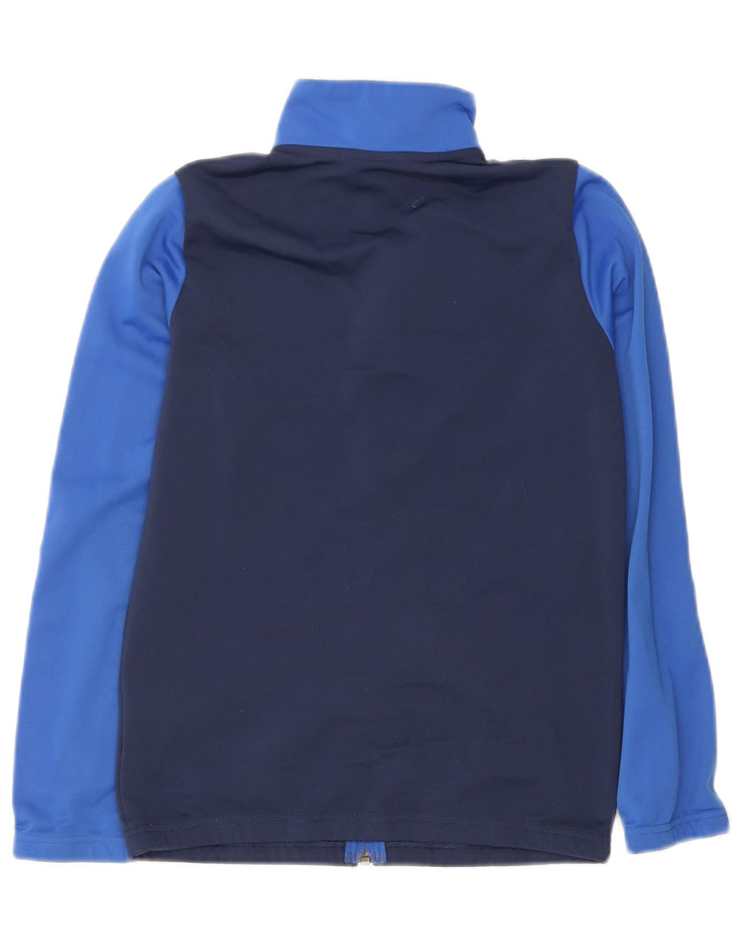 Nike Boys Tracksuit Top Jacket 12-13 Years Large Navy Blue Colourblock