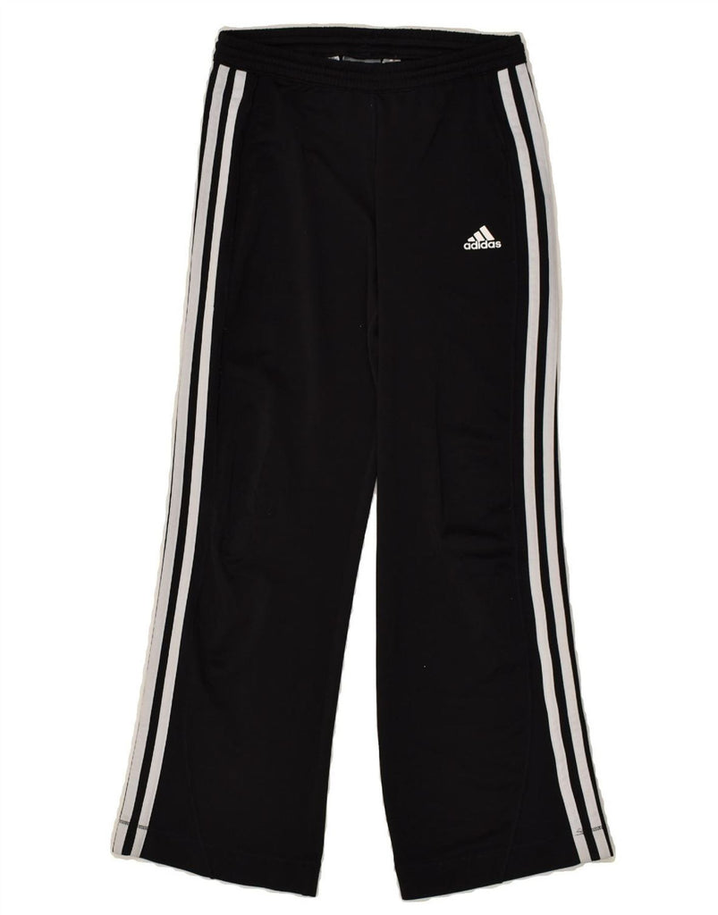 ADIDAS Boys Tracksuit Trousers 9-10 Years Black Polyester | Vintage Adidas | Thrift | Second-Hand Adidas | Used Clothing | Messina Hembry 