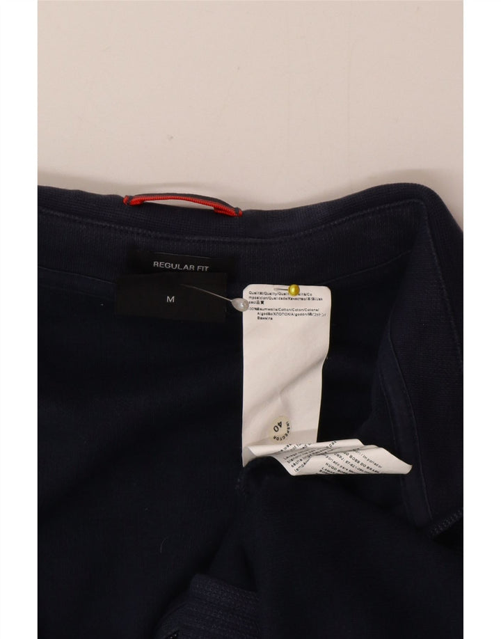 Hugo Boss Mens Regular Fit Tracksuit Top Jacket Medium Navy Blue Cotton