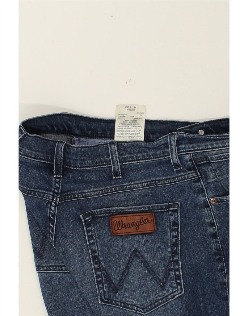 WRANGLER Mens Arizona Slim Jeans W32 L26  Blue Cotton | Vintage Wrangler | Thrift | Second-Hand Wrangler | Used Clothing | Messina Hembry 