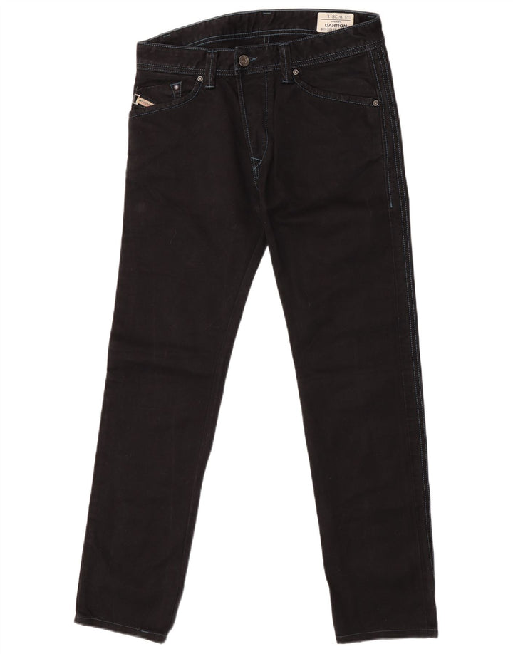 Diesel Womens Darron Slim Jeans W28 L28 Navy Blue Cotton