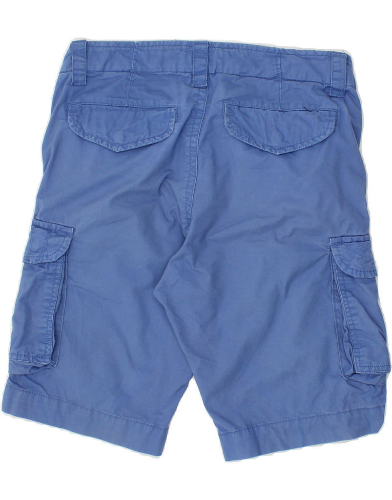 VINTAGE Womens Cargo Shorts IT 46 Large W32 Blue Cotton Vintage Vintage and Second-Hand Vintage from Messina Hembry 