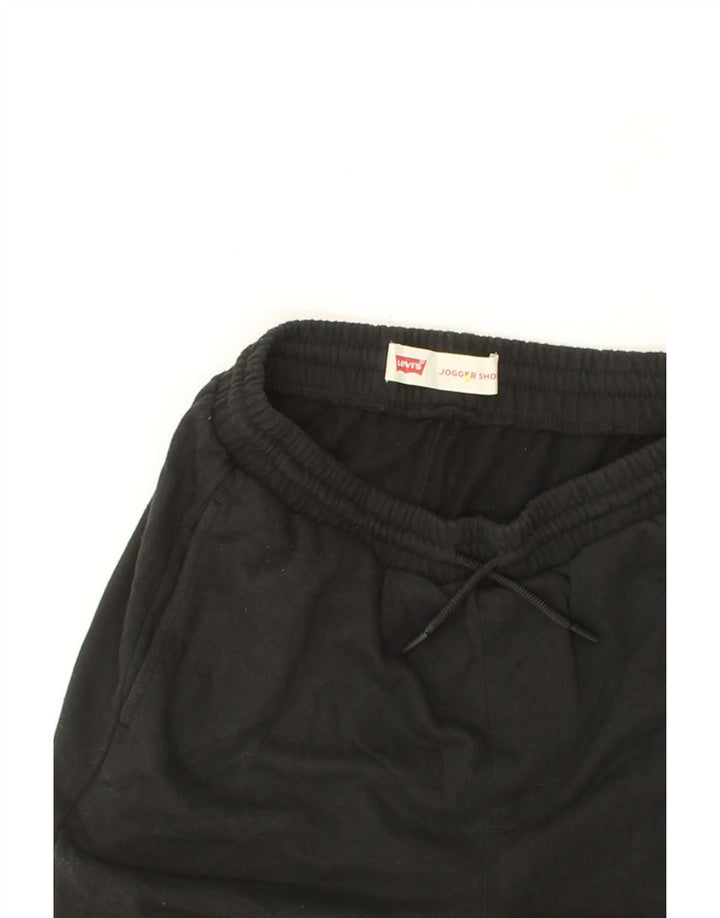LEVI'S Boys Graphic Sport Shorts 15-16 Years  Black Cotton Vintage Levi's and Second-Hand Levi's from Messina Hembry 