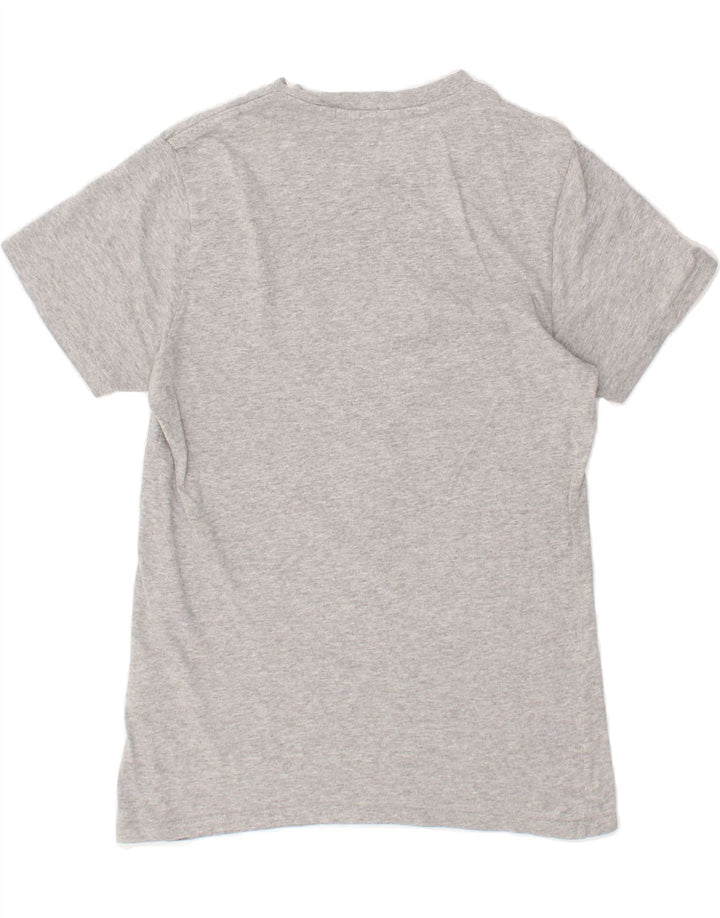 LEVI'S Womens Graphic T-Shirt Top UK 10 Small Grey Cotton Vintage Levi's and Second-Hand Levi's from Messina Hembry 