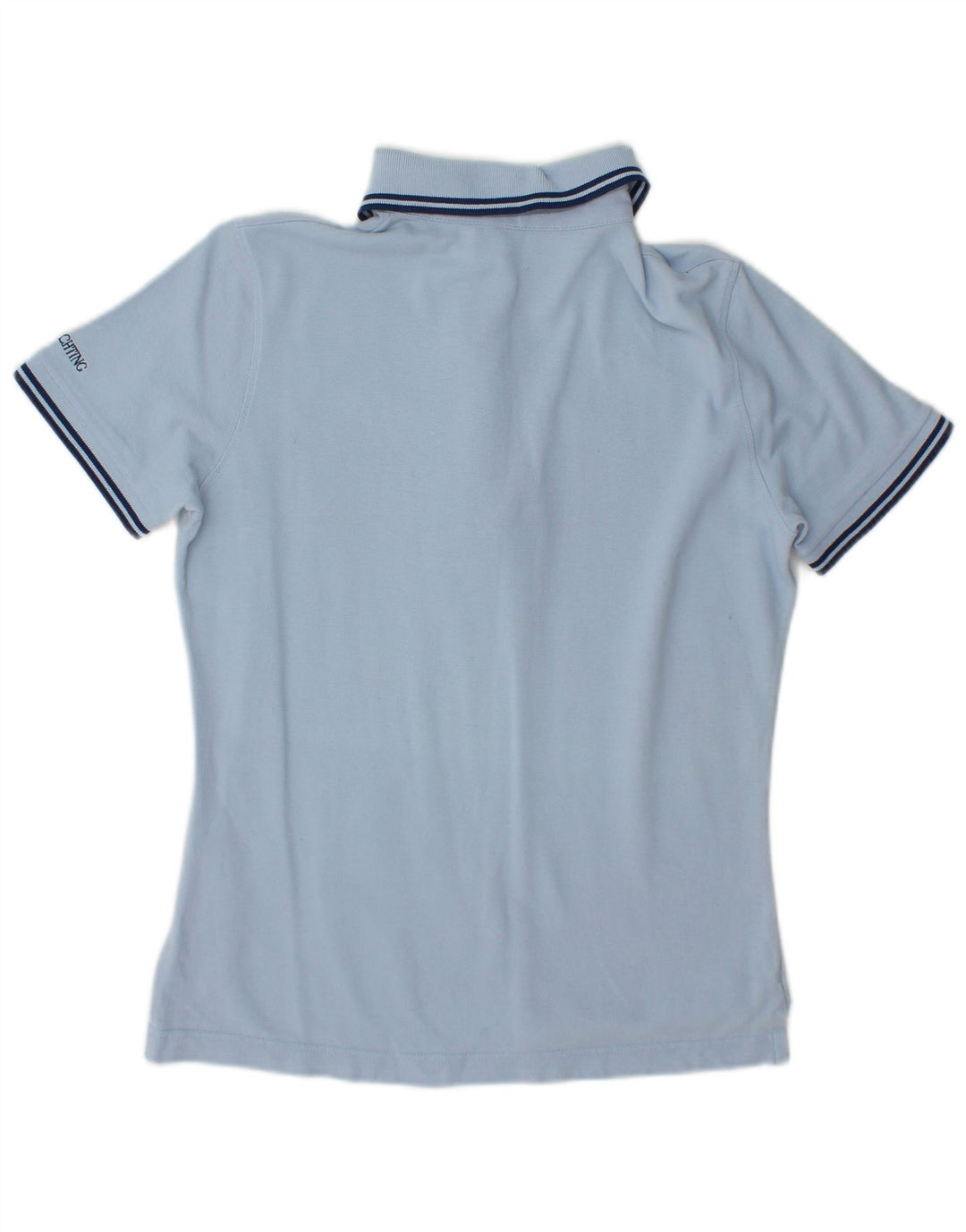 Marina Yachting Womens Graphic Polo Shirt UK 10 Small Blue Cotton