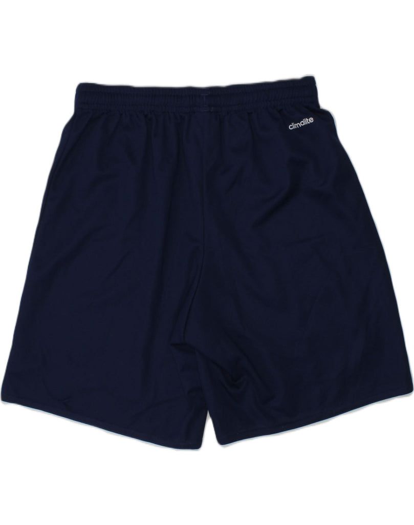 ADIDAS Boys Sport Shorts 11-12 Years Navy Blue Polyester | Vintage Adidas | Thrift | Second-Hand Adidas | Used Clothing | Messina Hembry 