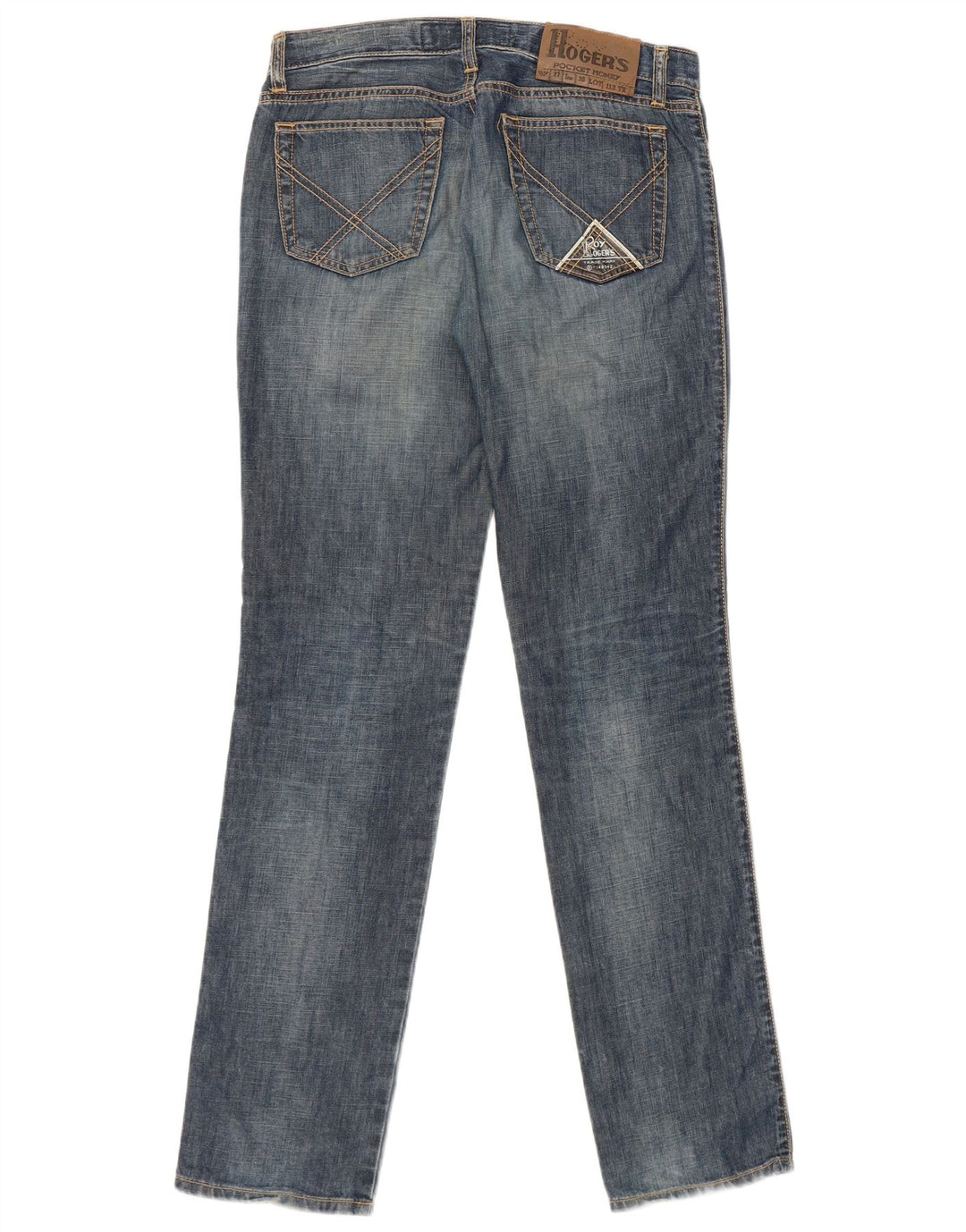 Roy Rogers Womens Slim Jeans W27 L32 Blue Cotton
