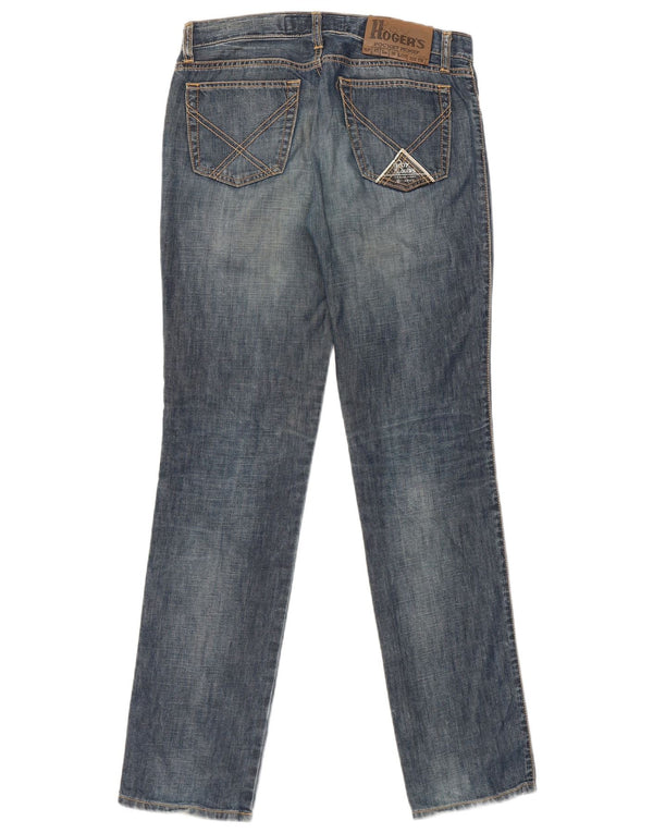 Roy Rogers Womens Slim Jeans W27 L32 Blue Cotton