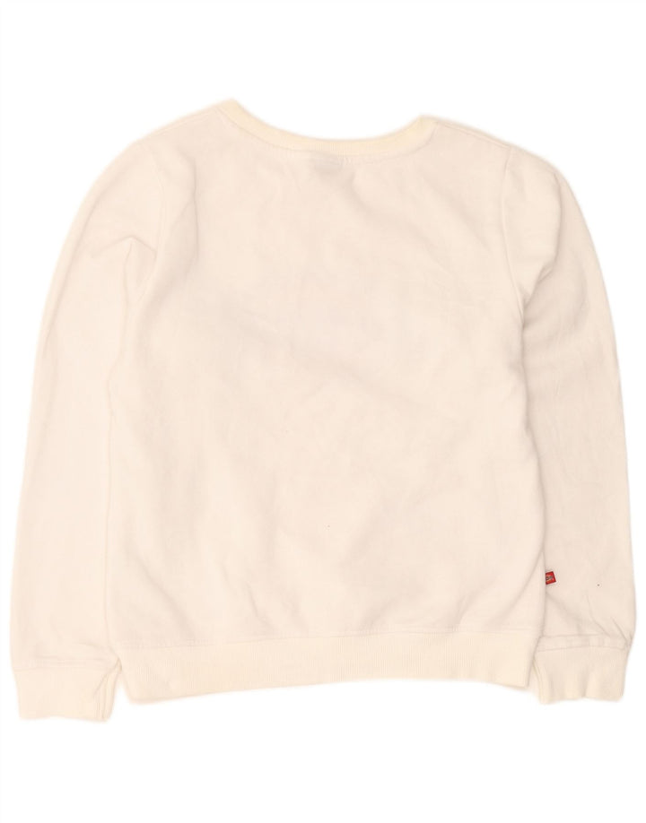 Dickies Boys Graphic Sweatshirt Jumper 11-12 Years White Cotton