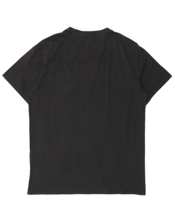 Levi's Mens Standard Fit T-Shirt Top Medium Black Cotton