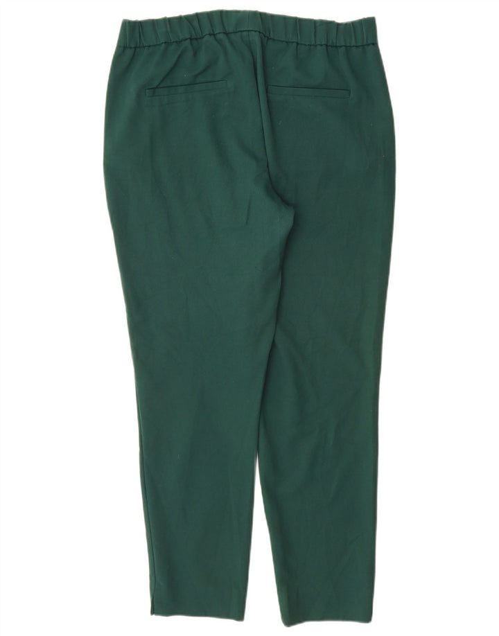 Zara Womens Tapered Chino Trousers Medium W28 L27 Green