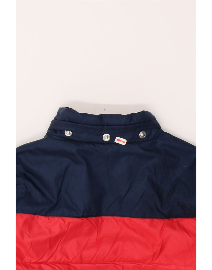 NIKE Boys Padded Jacket 5-6 Years Red Colourblock Polyester Vintage Nike and Second-Hand Nike from Messina Hembry 