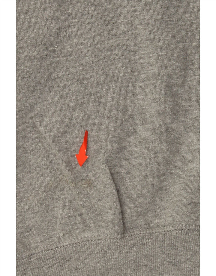 RUSSELL ATHLETIC Womens Sweatshirt Jumper UK 16 Large Grey Flecked