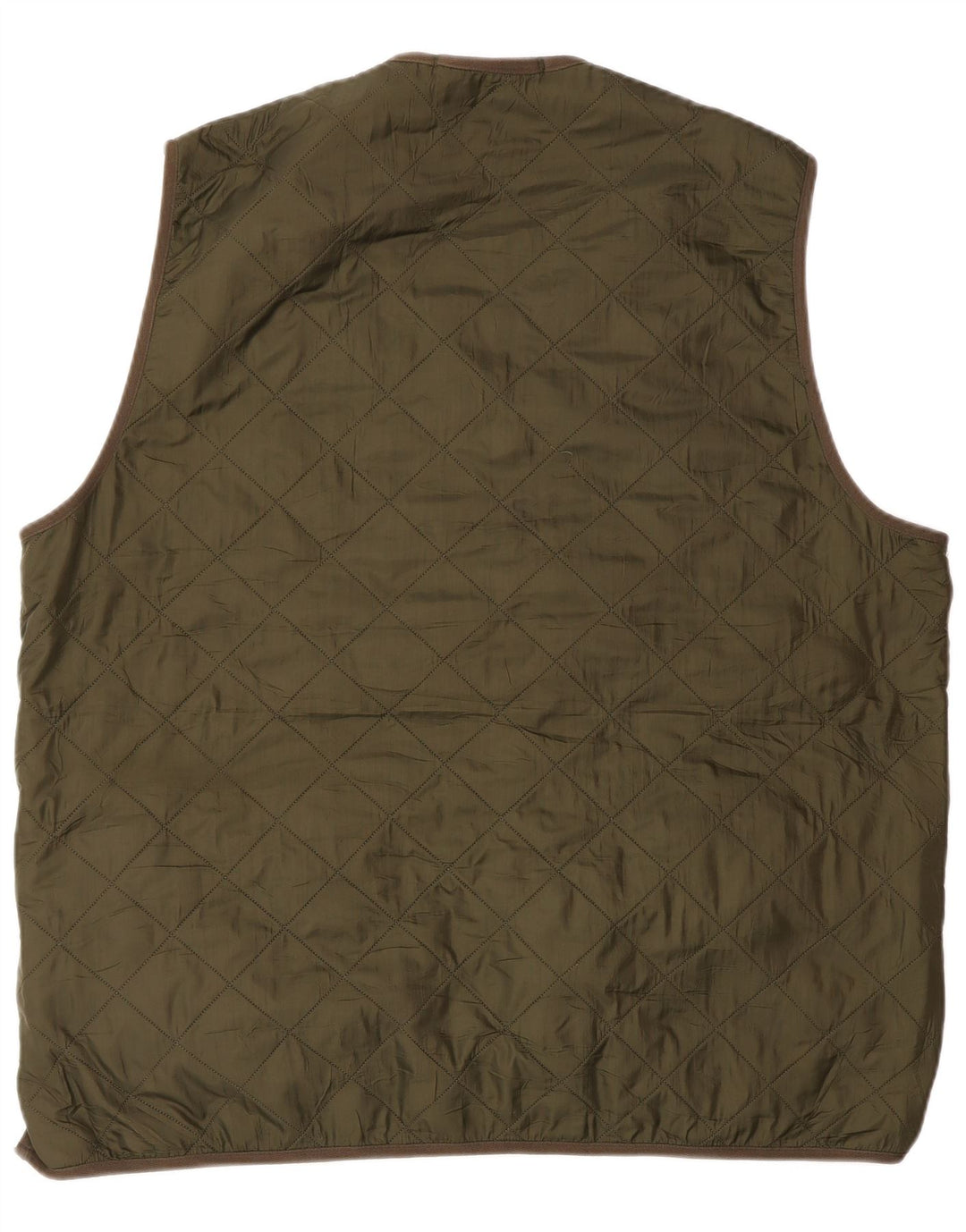 BARBOUR Mens Quilted Gilet UK 42 XL Green Polyamide