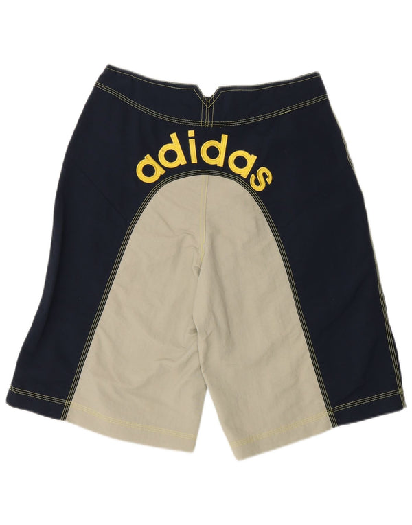 Adidas Boys Graphic Swimming Shorts 13-14 Years Navy Blue Colourblock