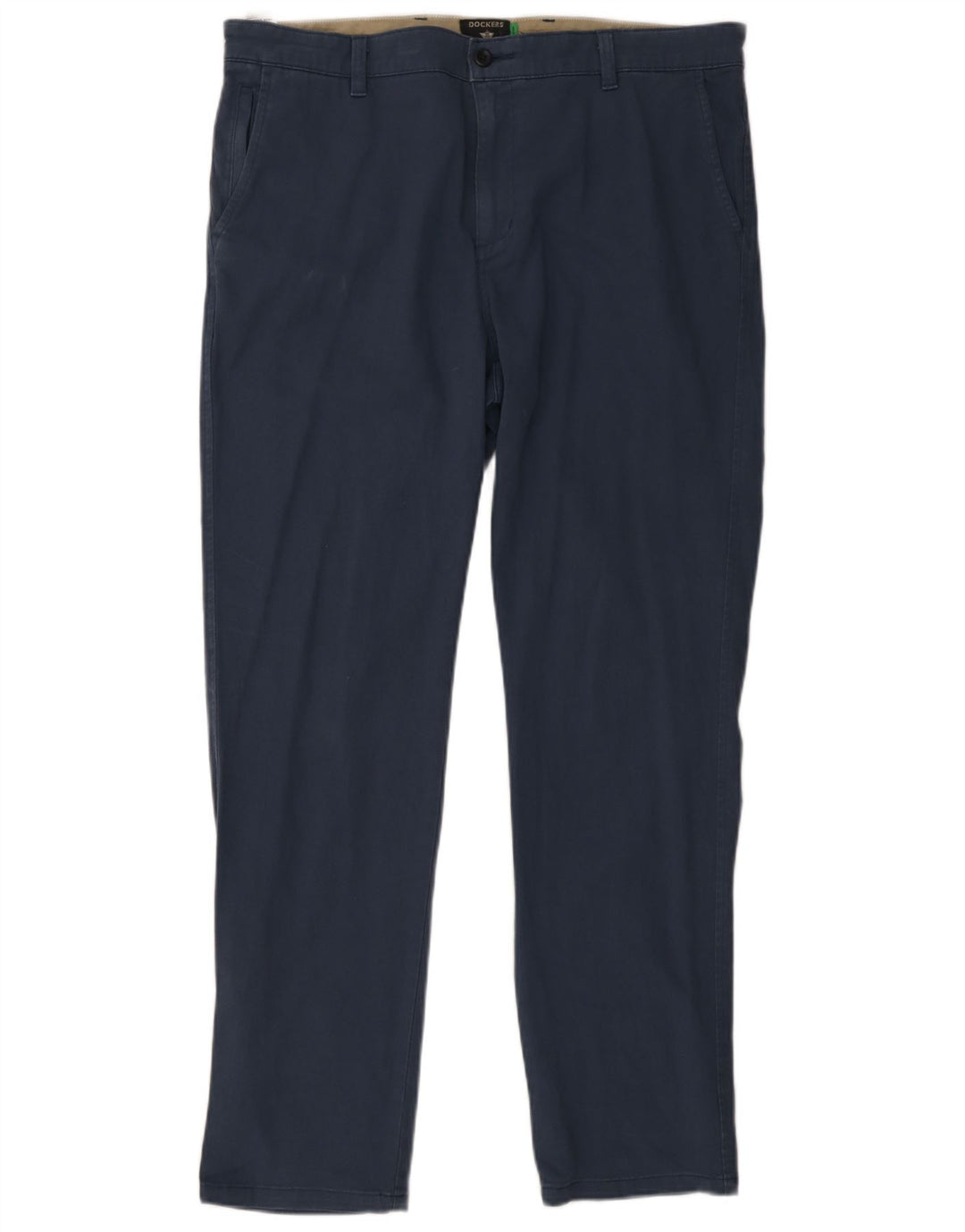 Dockers Mens Slim Chino Trousers W38 L31 Blue Cotton