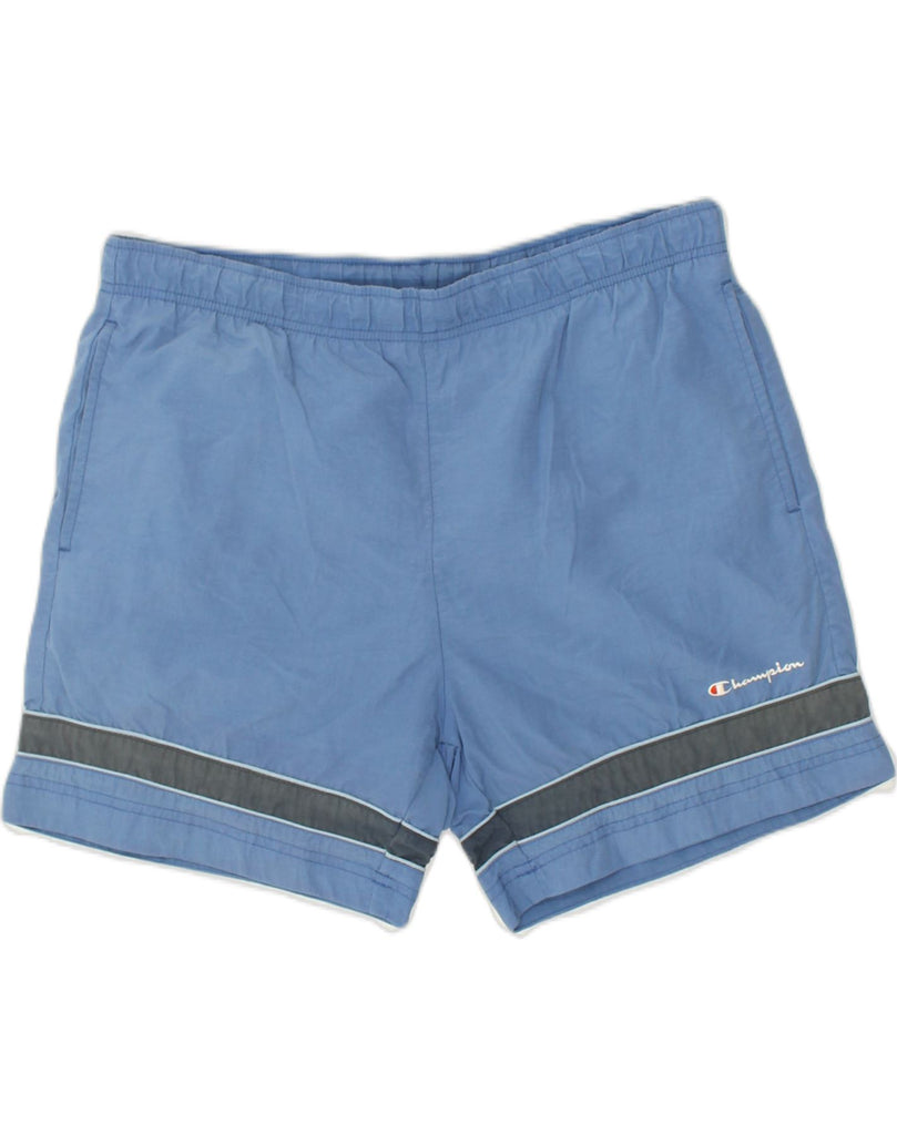 CHAMPION Mens Sport Shorts XL Blue | Vintage Champion | Thrift | Second-Hand Champion | Used Clothing | Messina Hembry 