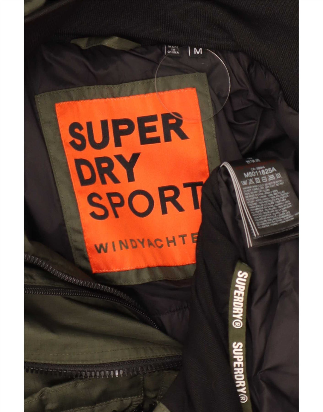 Superdry Mens Windyachter Graphic Windbreaker Jacket UK 38 Medium Green