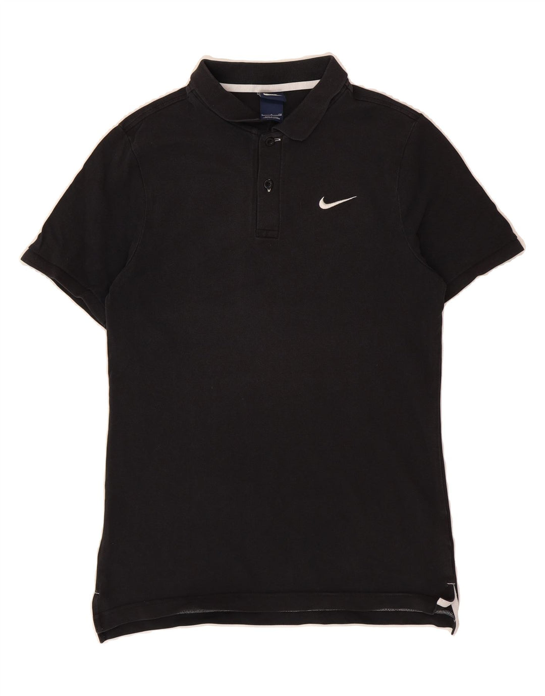 NIKE Mens Polo Shirt Small Black Cotton Vintage Nike and Second-Hand Nike from Messina Hembry 
