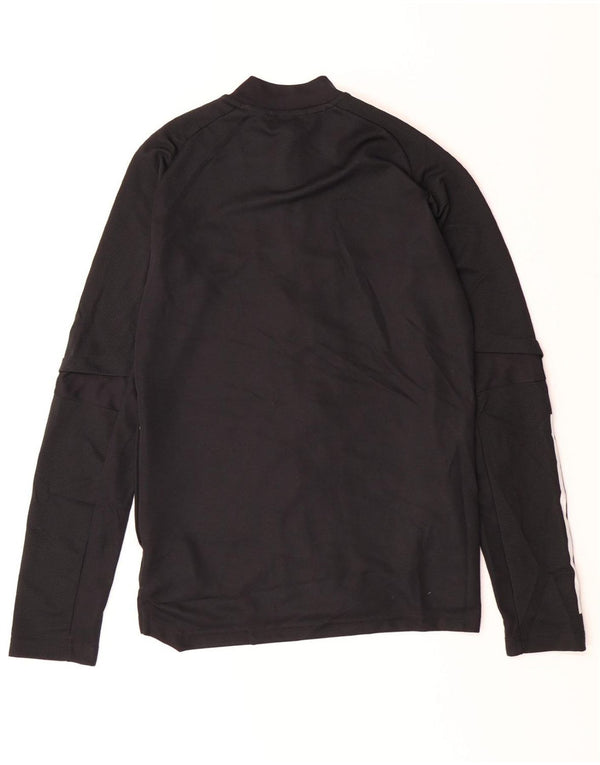 ADIDAS Womens Wisconsin Graphic Tracksuit Top Jacket UK 8/10 Small Black