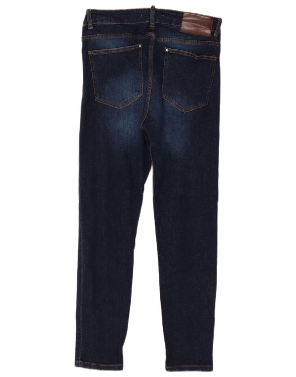 Zara Mens Skinny Jeans EU 44 Large W34 L29 Navy Blue