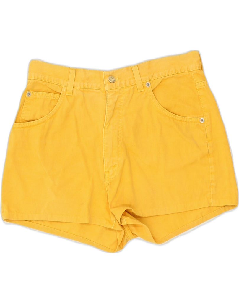 GIANFRANCO FERRE Womens Hot Pants W30 Medium  Yellow Cotton | Vintage Gianfranco Ferre | Thrift | Second-Hand Gianfranco Ferre | Used Clothing | Messina Hembry 