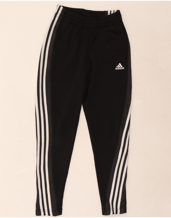 Adidas Boys Tracksuit Trousers 11-12 Years  Black Polyester