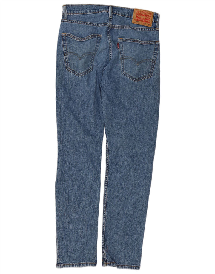 Levi's Mens 502 Tapered Jeans W30 L32 Blue Cotton