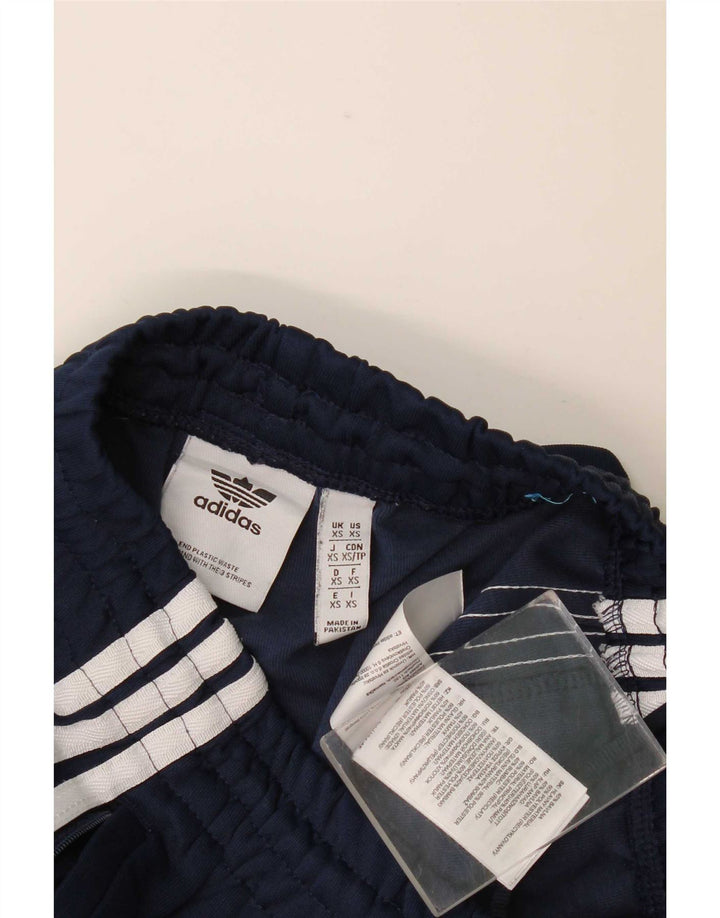 Adidas Mens Tracksuit Trousers Joggers XS Navy Blue Polyester