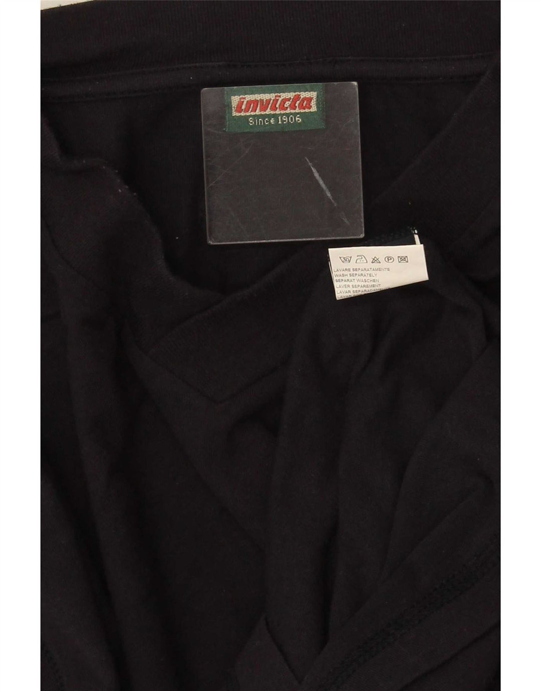 Invicta Mens Top Long Sleeve Large Navy Blue Cotton