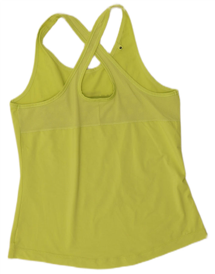 Adidas Womens Climacool Graphic Vest Top UK 12/14 Medium Green