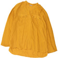 Marks & Spencer Womens Blouse Top UK 14 Large  Yellow Linen