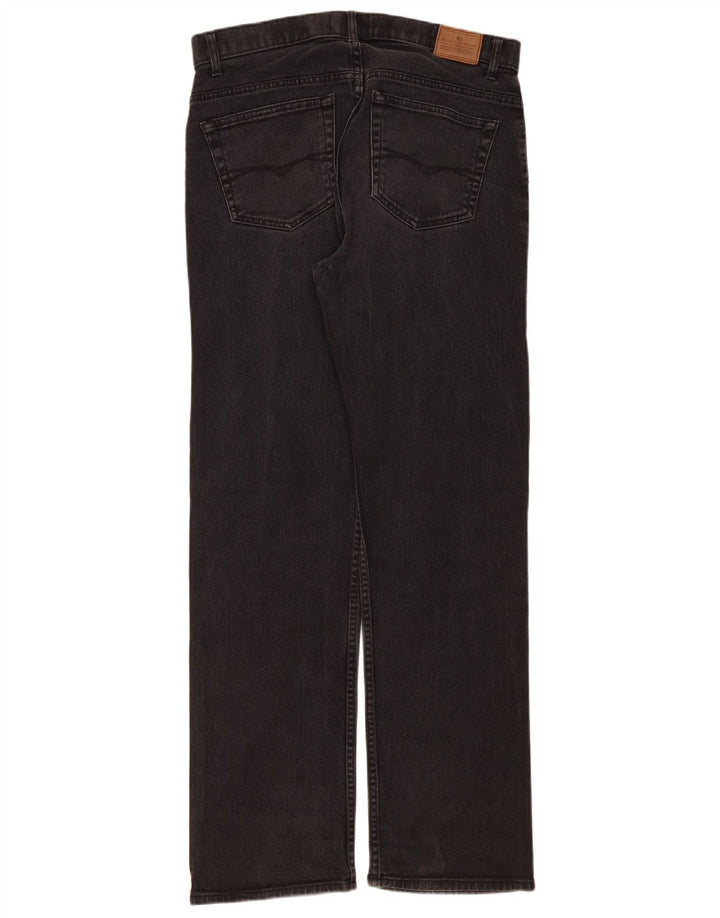 Marks & Spencer Mens Straight Jeans W34 L33 Black Cotton