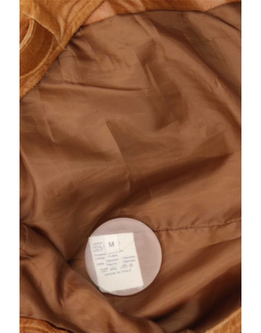 Vintage Mens Leather Jacket UK 38 Medium Brown Leather