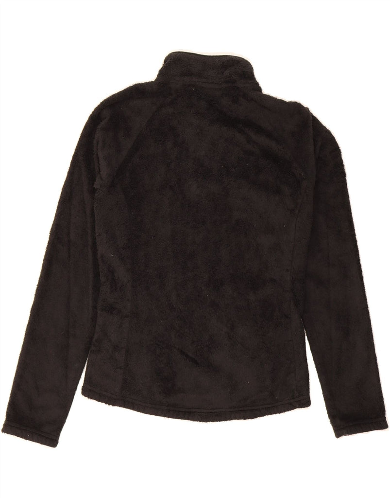 THE NORTH FACE Womens Zip Neck Fleece Jumper UK 6 XS Black Polyester Vintage The North Face and Second-Hand The North Face from Messina Hembry 