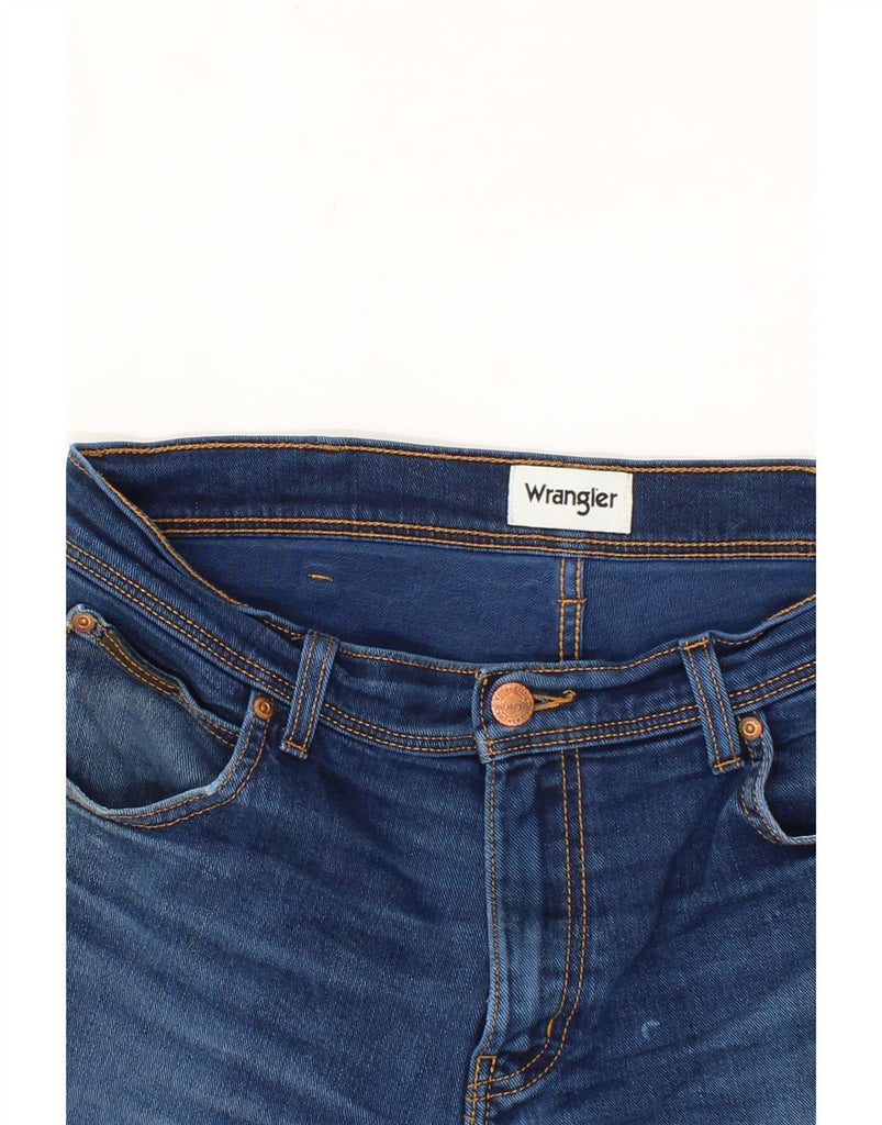 WRANGLER Mens Texas Denim Shorts W33 Medium Blue Cotton Vintage Wrangler and Second-Hand Wrangler from Messina Hembry 