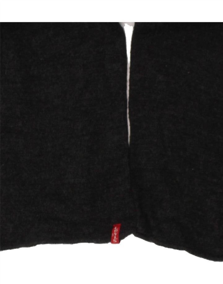 LEVI'S Mens Rectangle Scarf One Size Grey Acrylic Vintage Levi's and Second-Hand Levi's from Messina Hembry 