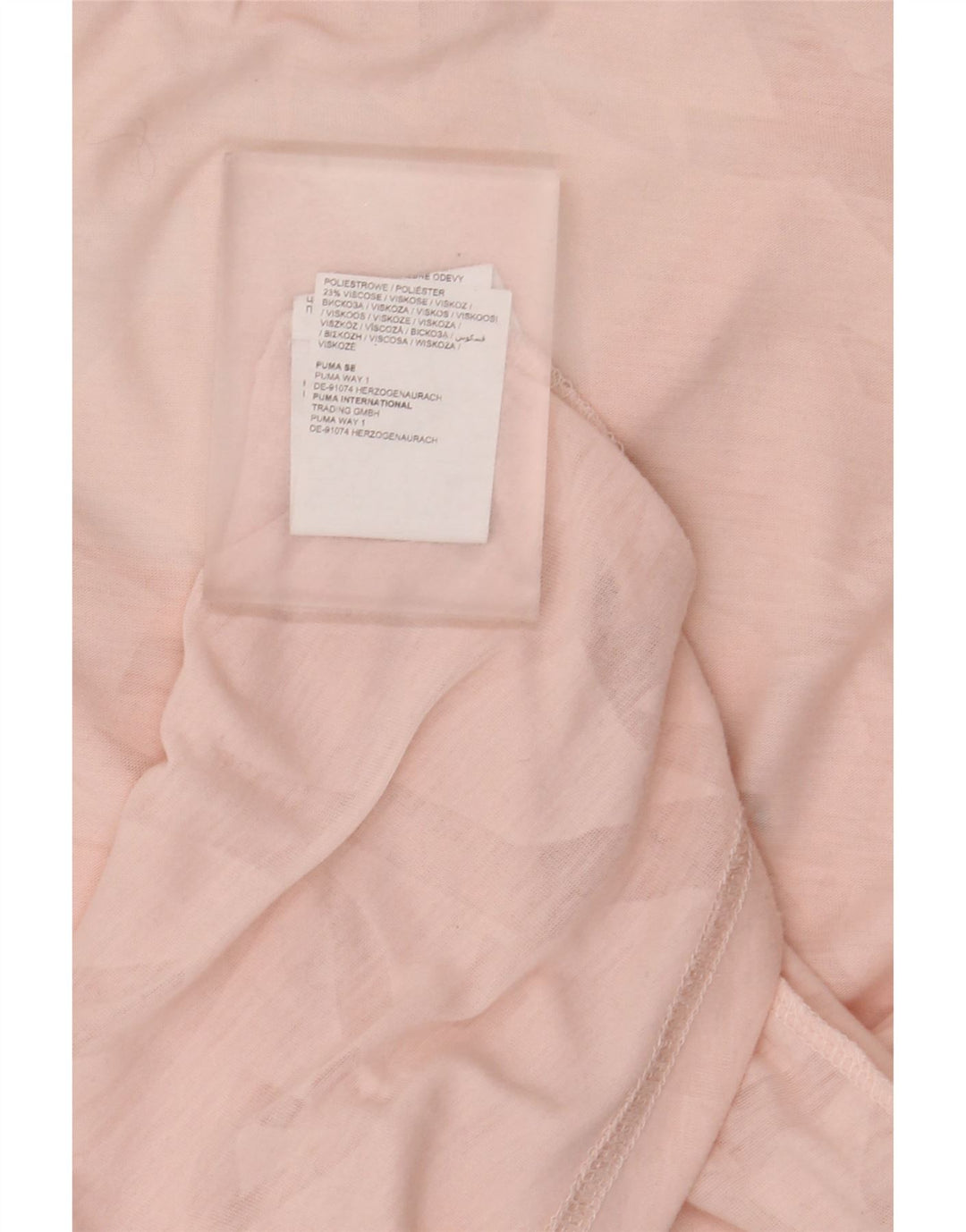 Puma Womens T-Shirt Top UK 16Large Pink Polyester