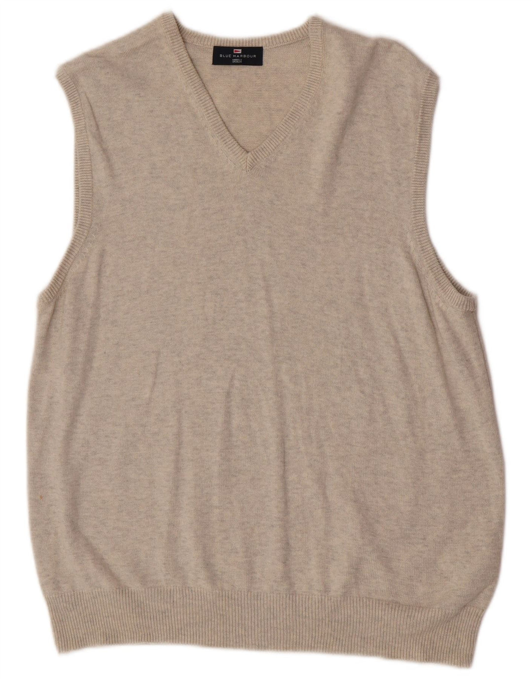 Marks & Spencer Mens Blue Harbour Vest Tank Top UK 41/43 Large Beige