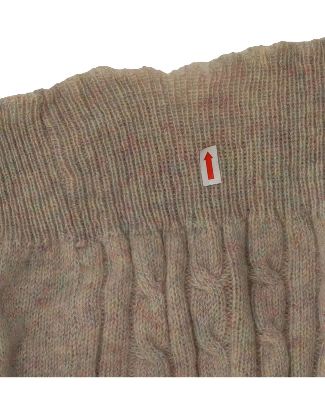 TRUSSARDI Womens Crew Neck Jumper Sweater UK 16 Large Beige Vintage Trussardi and Second-Hand Trussardi from Messina Hembry 