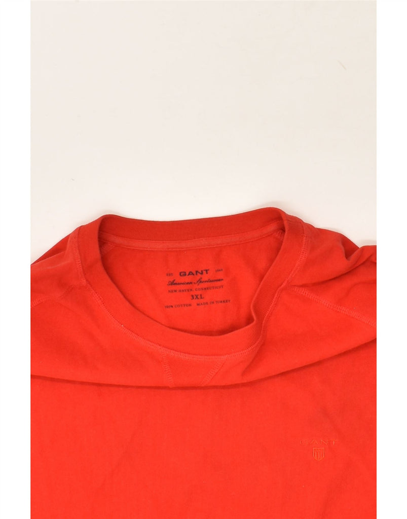 GANT Mens Sweatshirt Jumper 3XL Red Cotton | Vintage Gant | Thrift | Second-Hand Gant | Used Clothing | Messina Hembry 