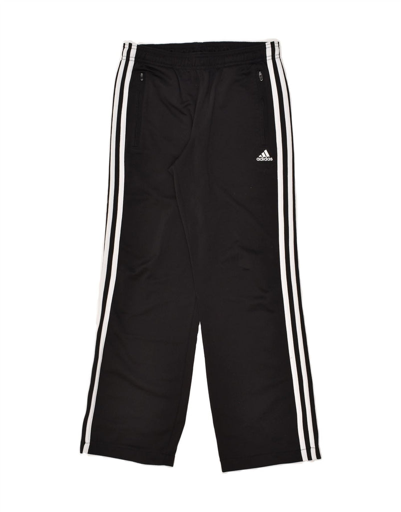 ADIDAS Boys Tracksuit Trousers 13-14 Years Black Polyester | Vintage Adidas | Thrift | Second-Hand Adidas | Used Clothing | Messina Hembry 